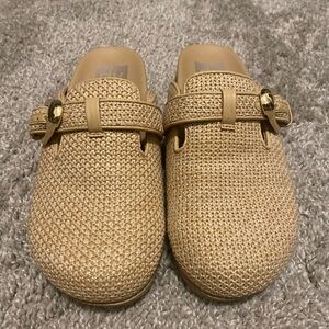 Dolce Vita Tan Woven Mules